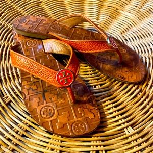 Tory Burch thong sandal flip flops, sz 6